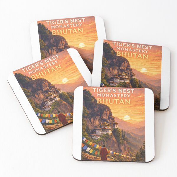 Item preview, Tiger's Nest Monastery Paro Bhutan Himalayan Cliffside Temple designed and sold by StampMyPassport.