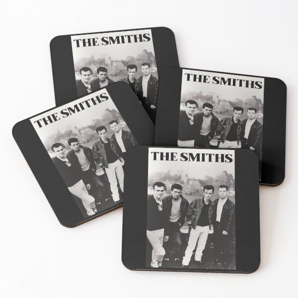 Item preview, The Smiths Band Portrait Black and White designed and sold by Anotherminute.