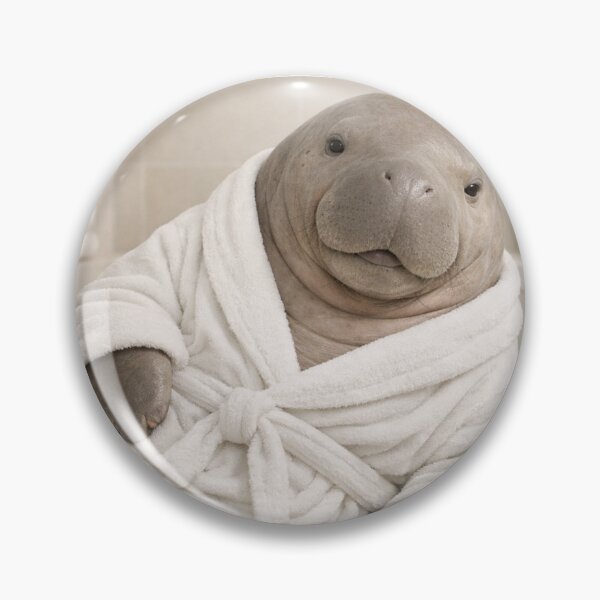 Item preview, Cozy Bathrobe Dugong designed and sold by Sillytoe.