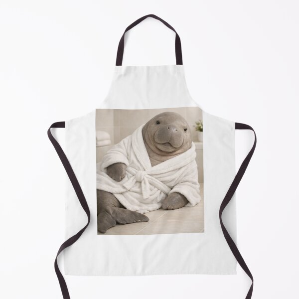 Item preview, Cozy Bathrobe Dugong designed and sold by Sillytoe.