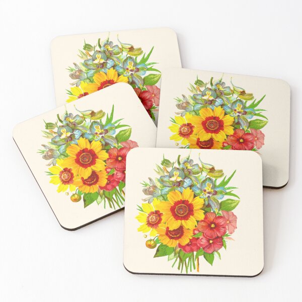 Item preview, Bouquet tropical flower sticker designed and sold by DesignPMG.