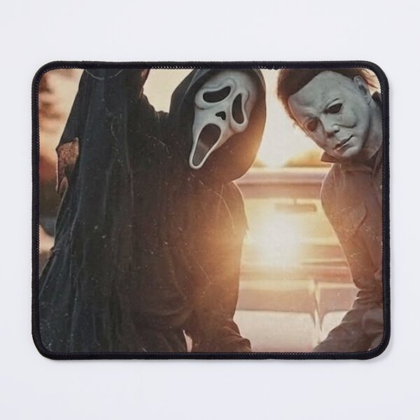 Item preview, Funny Halloween Tshirts Michael Myers And Ghostface Heart Hands designed and sold by Dibarassi.