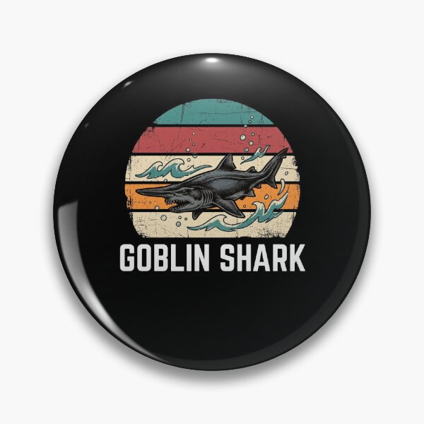 Item preview, GOBLIN SHARK Retro Deep Sea Marine Creature designed and sold by snowry.
