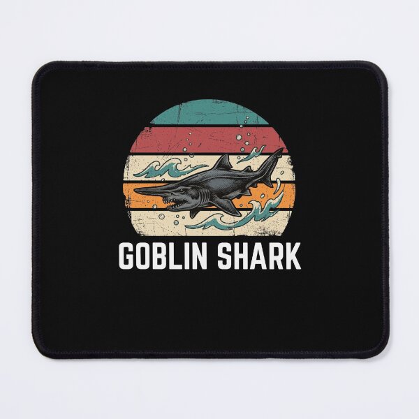 Item preview, GOBLIN SHARK Retro Deep Sea Marine Creature designed and sold by snowry.