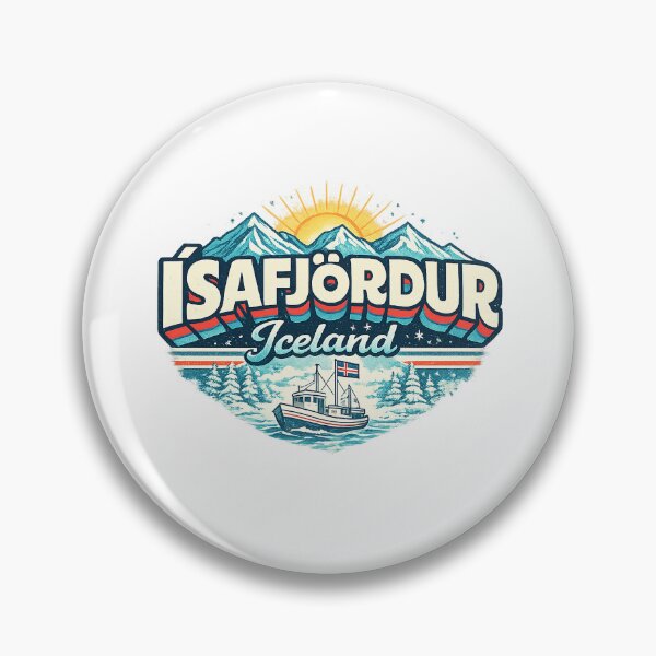 Item preview, Ísafjörður Westfjords Iceland Arctic Fishing Town designed and sold by StampMyPassport.