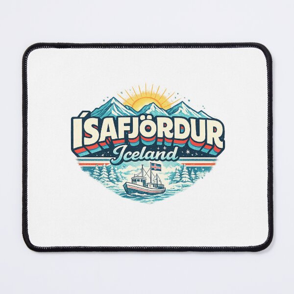 Item preview, Ísafjörður Westfjords Iceland Arctic Fishing Town designed and sold by StampMyPassport.