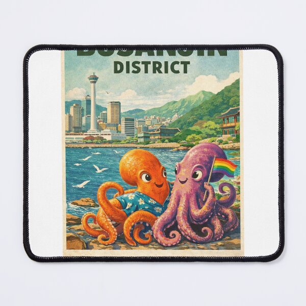 Item preview, Busanjin District Busan South Korea Coastal Skyline designed and sold by StampMyPassport.