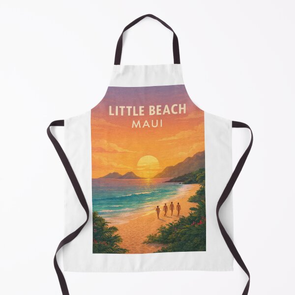 Item preview, Little Beach Maui Makena Hawaiian Sunset Coastline designed and sold by StampMyPassport.
