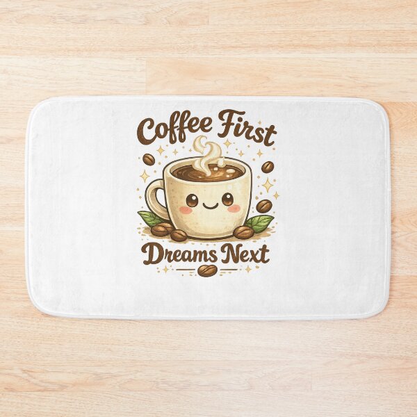 Item preview, Coffee First, Dreams Next | Cute Coffee Lover T-Shirt designed and sold by ✨ Daily Vibe Studio ✨.