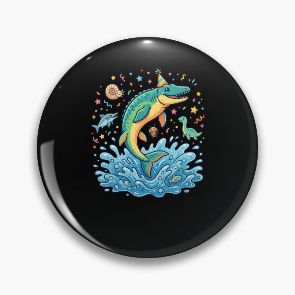 Item preview, Mosasaur Party Hat Cute Prehistoric Sea Creature designed and sold by snowry.