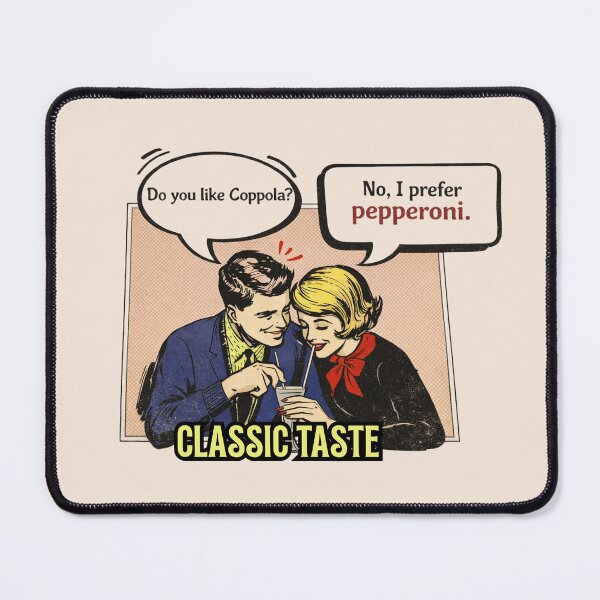 Item preview, Coppola vs Pepperoni – Vintage Funny Movie Pun Design designed and sold by Avohai!.
