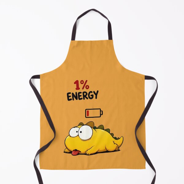 Item preview, 1 Percent Energy Low Battery Dino designed and sold by PreeCha Art & Co..