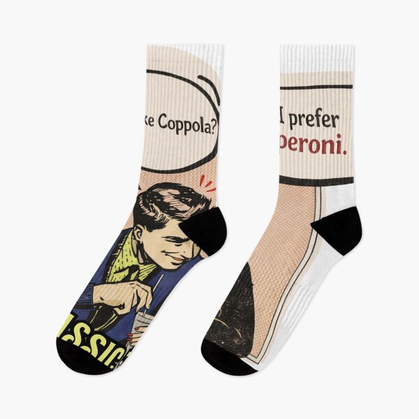 Item preview, Coppola vs Pepperoni – Vintage Funny Movie Pun Design designed and sold by Avohai!.