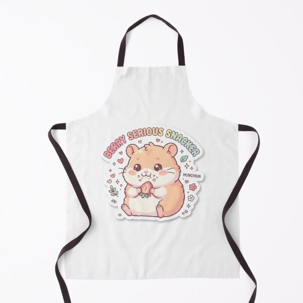 Item preview, Cute Kawaii Berry Serious Snacker Hamster Sticker | Anime Style Munchkin Chibi Rodent Art | Strawberry Sticker designed and sold by Chipkooo.