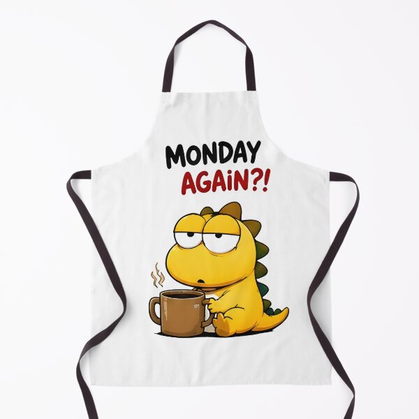 Item preview, Monday Again Tired Dinosaur Coffee designed and sold by PreeCha Art & Co..