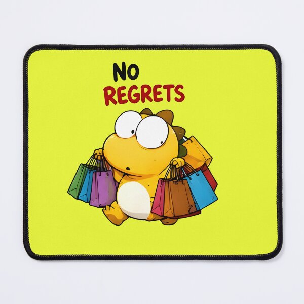 Item preview, No Regrets Shopping Addict Sticker designed and sold by PreeCha Art & Co..