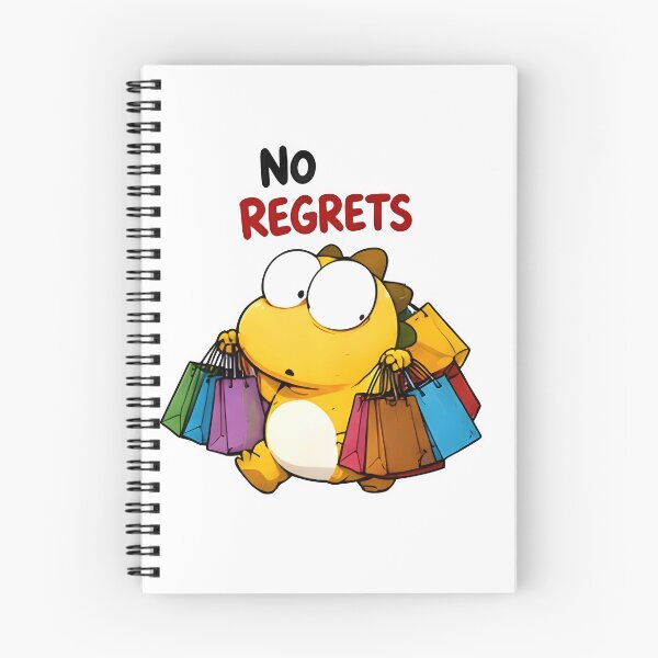 Item preview, No Regrets Shopping Addict Sticker designed and sold by PreeCha Art & Co..
