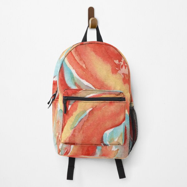 Item preview, Dancing Orange Flowers. Watercolor colorful art. designed and sold by DzinkaDreamArt.