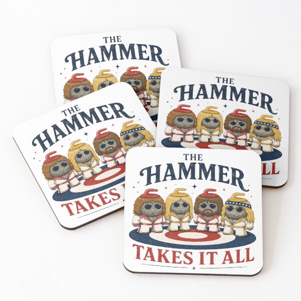Item preview, The Hammer Takes It All - Curling Lovers designed and sold by MokeleShop.