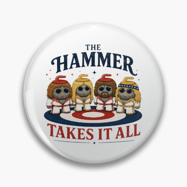 Item preview, The Hammer Takes It All - Curling Lovers designed and sold by MokeleShop.