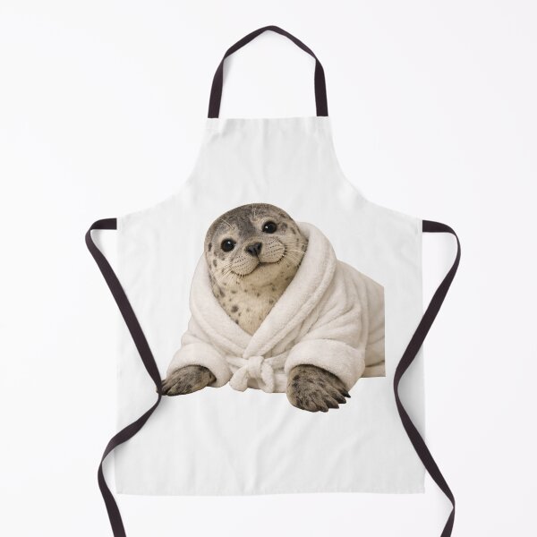 Item preview, Comfy Bathrobe Harbor Seal designed and sold by Sillytoe.