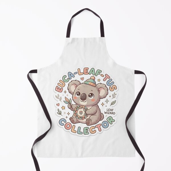 Item preview, Cute Kawaii Euca-Leaf-Tus Collector Koala Sticker | Anime Style Leaf Wizard Chibi Bear Art | Plant Lover Sticker designed and sold by Chipkooo.