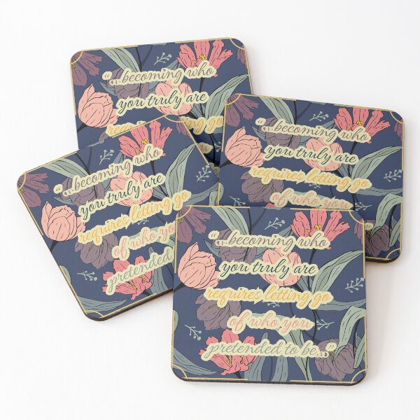 Item preview, Frase sobre la autenticidad con flores designed and sold by AccessoriesareNecessities.