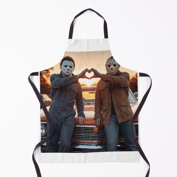 Item preview, Halloween Tshirts Michael Myers And Jason Voorhees Heart Hands designed and sold by Dibarassi.