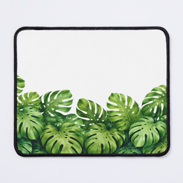 Item preview, Watercolour Monstera Leaf Border Design designed and sold by EcologicoolShp.
