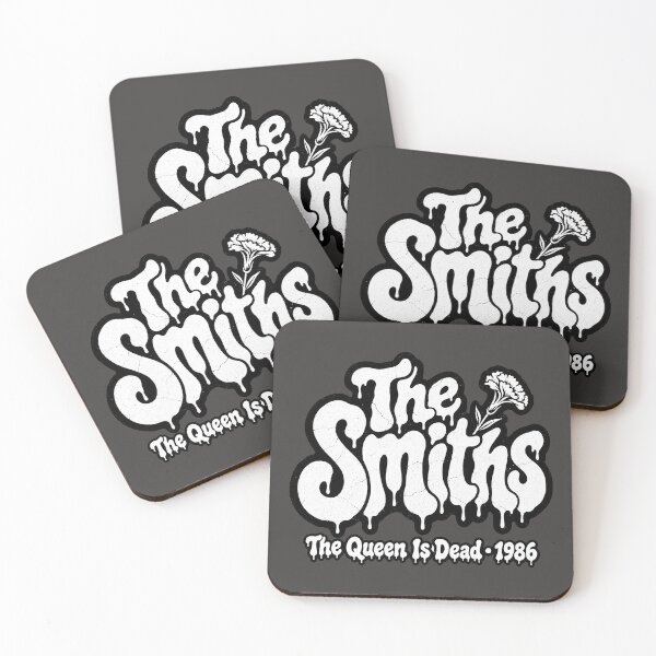 Item preview, The Smiths The Queen Is Dead Melting Font Post-Punk Aesthetic designed and sold by JMS-Artvintage.