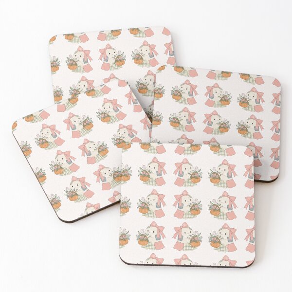 Item preview, Cottagecore Fall Ghost Floral Pattern designed and sold by ArtisticInks.