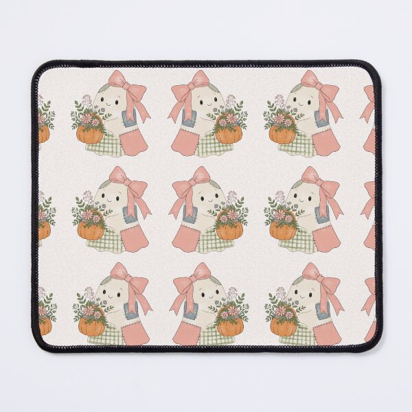 Item preview, Cottagecore Fall Ghost Floral Pattern designed and sold by ArtisticInks.