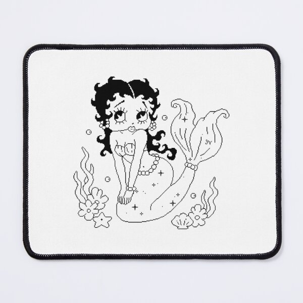 Item preview, Betty Mermaid Outline 1 designed and sold by yearningviolet.