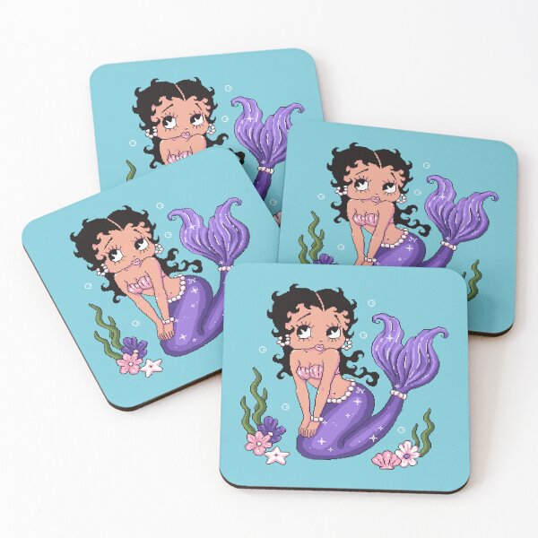 Item preview, Purple Mermaid Betty designed and sold by yearningviolet.