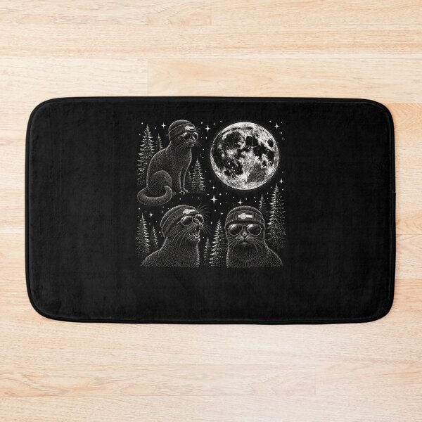 Item preview, Cool Cat Beanie Sunglasses Moon Forest designed and sold by snowry.