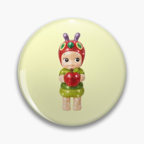 Item preview, Sonny Angel Caterpillar Apple Disco Figure designed and sold by Ellie Dyer.