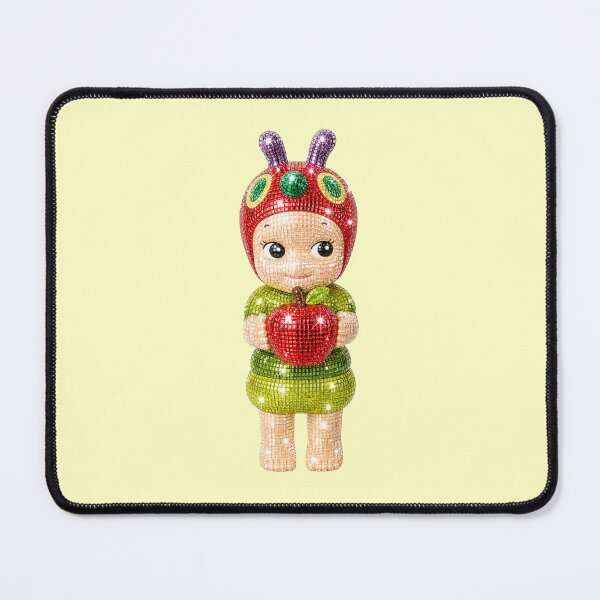 Item preview, Sonny Angel Caterpillar Apple Disco Figure designed and sold by Eleanor Reyelt Art.