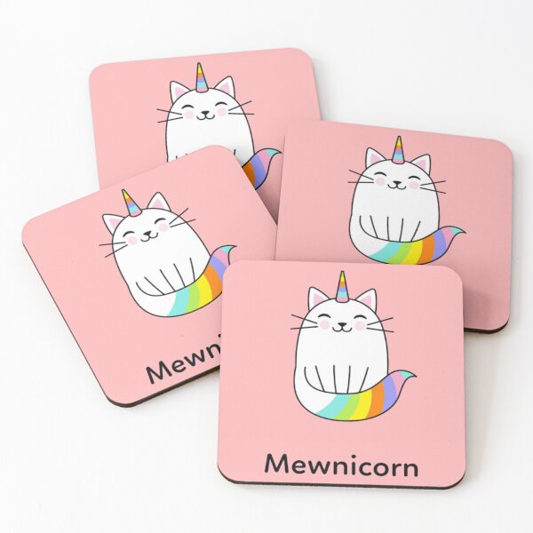 Item preview, Mewnicorn Cute Rainbow Caticorn - Kawaii Magical Unicorn Cat designed and sold by GenZFashion000.