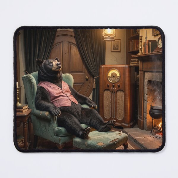 Item preview, Black Bear Hibernates in Style designed and sold by Tridentulus.