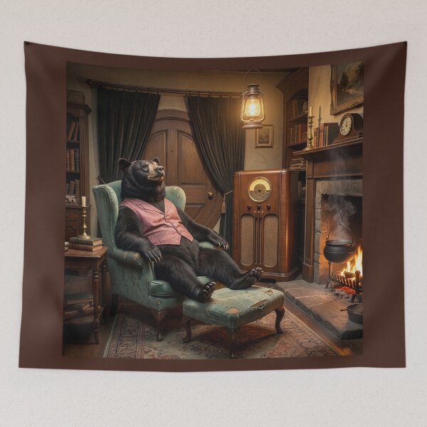 Item preview, Black Bear Hibernates in Style designed and sold by Tridentulus.