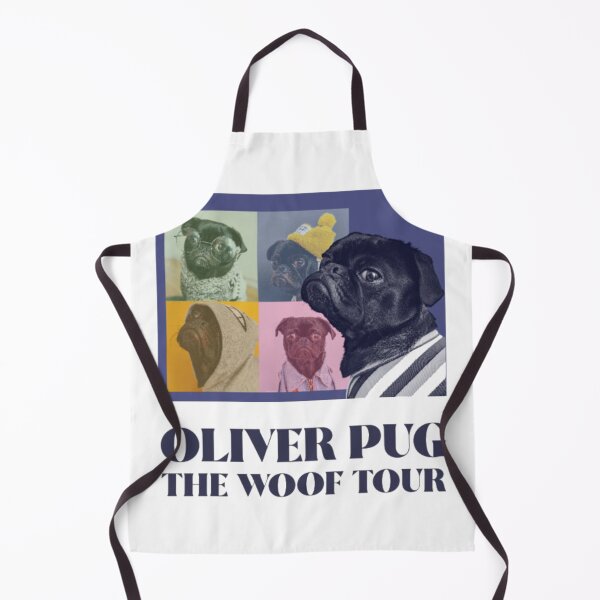Item preview, Oliver Pug The Woof Tour - Funny Vintage Concert Poster designed and sold by GenZFashion000.