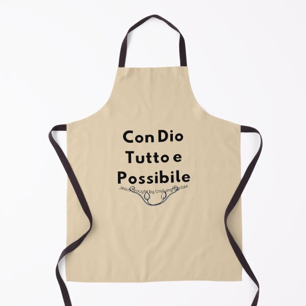 Item preview, Italian Version of With God All Things Are Possible - Inspirational Faith Items - Con Dio tutto e Possibile designed and sold by UnifyingSyntax.