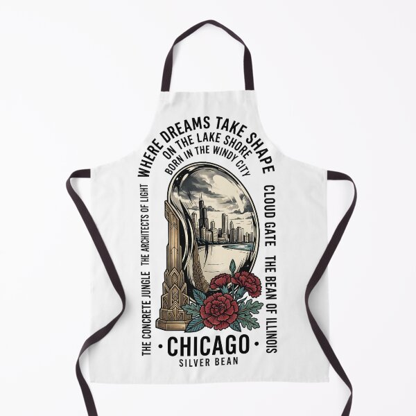 Item preview, Chicago Silver Bean Cloud Gate Vintage Design designed and sold by castillomiami.