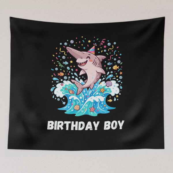 Item preview, Cute Shark Party Boy Ocean Celebration designed and sold by snowry.