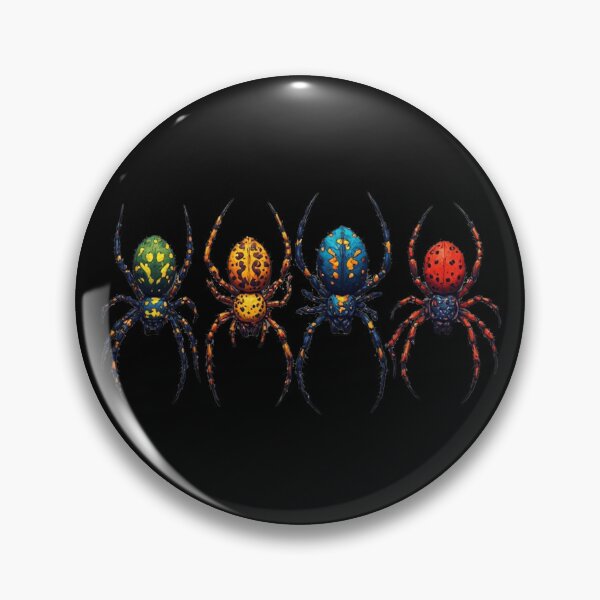 Item preview, Colorful Jeweled Spiders Halloween Design designed and sold by alizye.