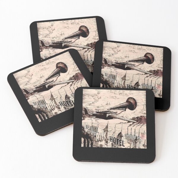Item preview, Neutral Milk Hotel Gramophone Flying Machine Engraving designed and sold by Tsuka Shop Art.