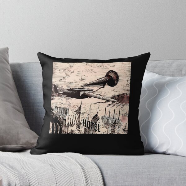 Item preview, Neutral Milk Hotel Gramophone Flying Machine Engraving designed and sold by Tsuka Shop Art.