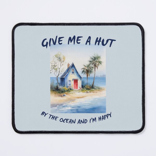 Item preview, Give Me a Hut by the Ocean designed and sold by amusefullife.