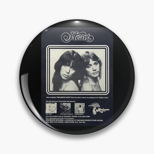 Item preview, Heart Band Ann and Nancy Wilson Dreamboat Annie designed and sold by Tsuka Shop Art.