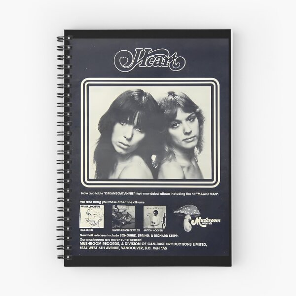 Item preview, Heart Band Ann and Nancy Wilson Dreamboat Annie designed and sold by Tsuka Shop Art.
